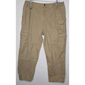 511 Tactical Pants Mens 36x30 Beige Khaki Cargo Canvas Double Knee Combat